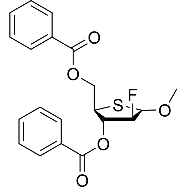 Methyl 2-deoxy-3,5-di-O-benzoyl-2-fluoro-4-thio-D-arabinopentofuranoside 221552-92-7
